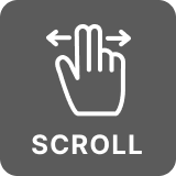 スクロールできます